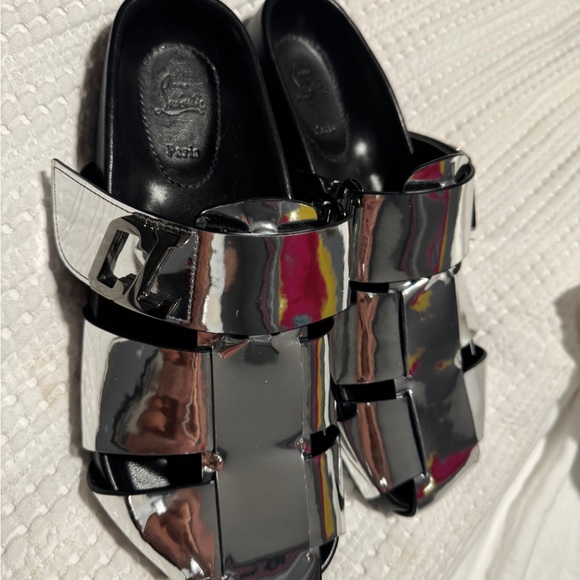 Christian Louboutin Men's Abubizz Slide Sandals size 8 (41) - Picture 4 of 4